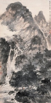 Arte Tradicional Chino Painting - Reuniéndose en las montañas 1956 Fu Baoshi chino tradicional